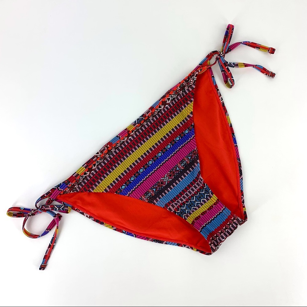 Profile by Gottex NWT Boho Patterned String Bikini Bottoms, 14